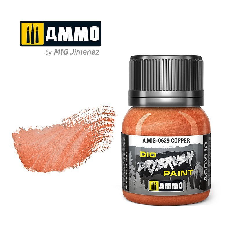 Ammo by Mig: DIO Drybrush - Copper 