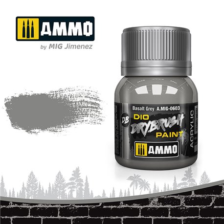 Ammo by Mig: DIO Drybrush - Basalt Grey