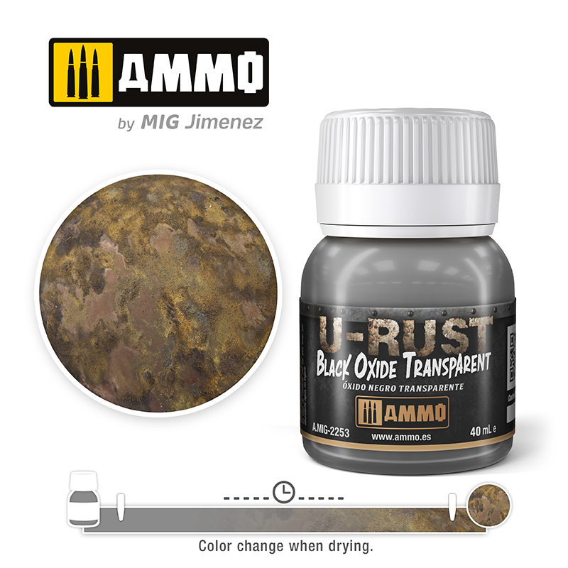 Ammo by Mig: U-Rust - Black Oxide Transparent (40 ml)