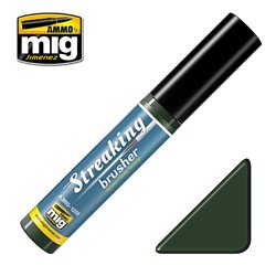 Ammo by Mig: Streaking Brusher - Green-Grey Grime