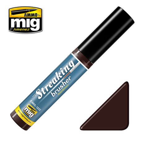 Ammo by Mig: Streaking Brusher - Red Brown