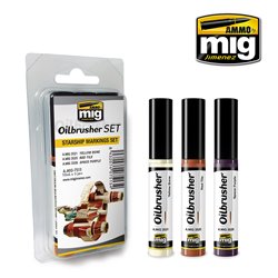 Ammo by Mig: Oilbrusher Set - Starship Markings Set