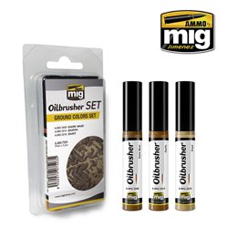 Ammo by Mig: Oilbrusher Set - Ground Colors Set