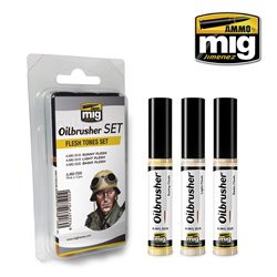 Ammo by Mig: Oilbrusher Set - Flesh Tones Set
