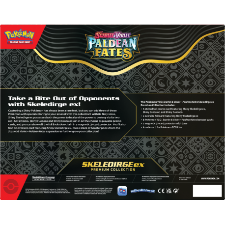 Pokemon TCG: Pladea Fates Premium Collections Skeledirge ex (przedsprzedaż)