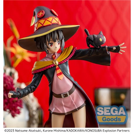 Konosuba - An Explosion on This Wonderful World! Series Luminasta PVC Statue Megumin with Chomusuke 22 cm (przedsprzedaż)