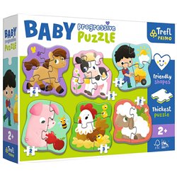 Puzzle Baby Progressive - Farma