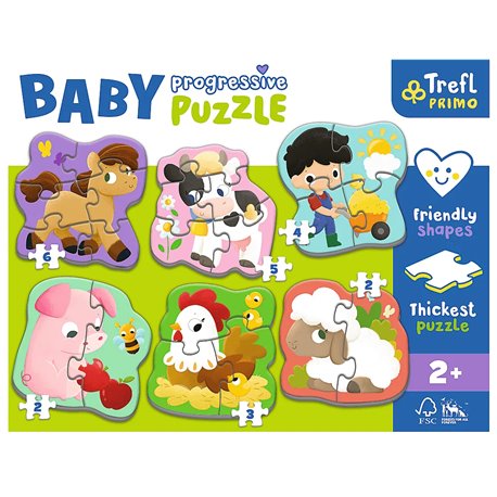 Puzzle Baby Progressive - Farma