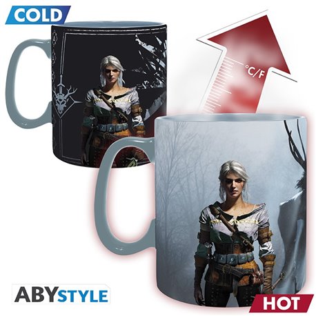 Kubek Termoaktywny - Wiedźmin Geralt & Ciri (460ml)