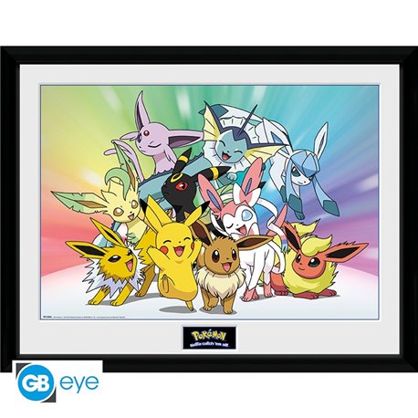 Plakat w ramce - Pokemon Eevee (30x40)