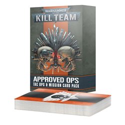 Warhammer 40k Kill Team: Approved Ops - Tac Ops & Mission Card Pack (przedsprzedaż)