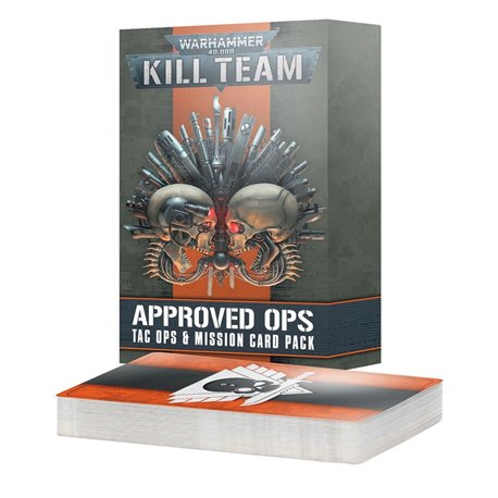 Warhammer 40k Kill Team: Approved Ops - Tac Ops & Mission Card Pack (przedsprzedaż)