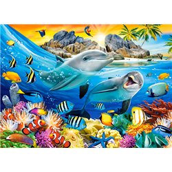 Puzzle 180 Dolphins in the Tropics