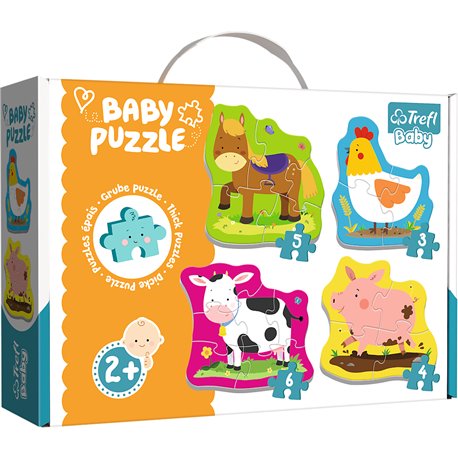 Puzzle Baby Classic - Na farmie