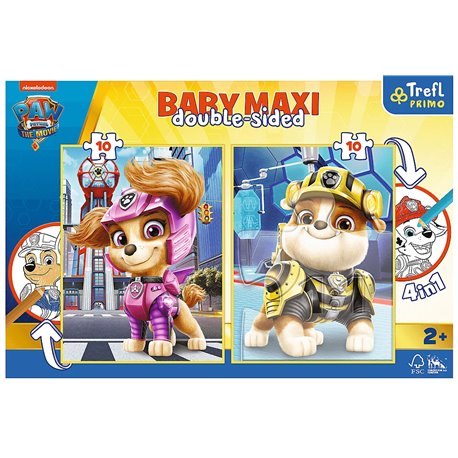 Puzzle 2x10 Baby Maxi Radosna drużyna Paw Patrol