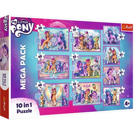 Puzzle 10w1 Kucyki Pony