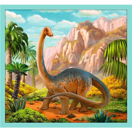 Puzzle 10w1 Poznaj wszystkie dinozaury