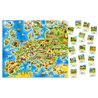 Puzzle 180 Mapa Europy z quizem