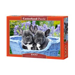 Puzzle 1000 French Bulldog Puppies