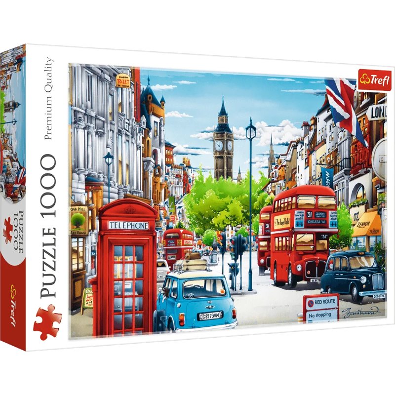 Puzzle 1000 Ulica Londynu