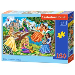 Puzzle 180 Princesses in Garden