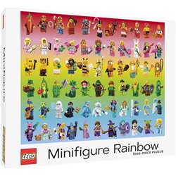 Puzzle Minifigure Rainbow 1000