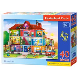 Puzzle 40 maxi - House Life
