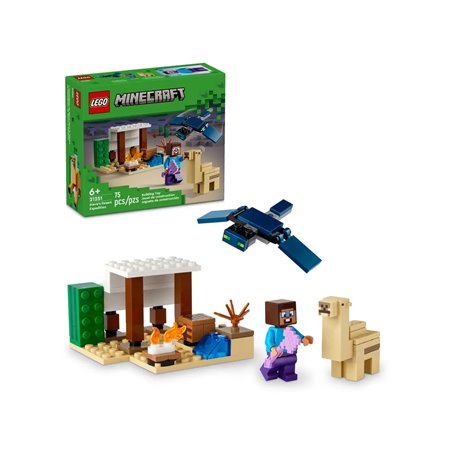 LEGO Minecraft 21251 Pustynna wyprawa Steve'a