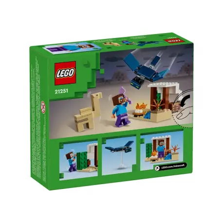 LEGO Minecraft 21251 Pustynna wyprawa Steve'a