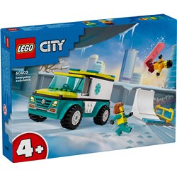 LEGO City 60403 Karetka i snowboardzista