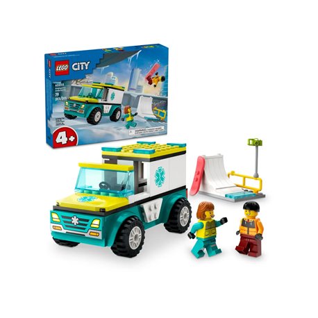 LEGO City 60403 Karetka i snowboardzista