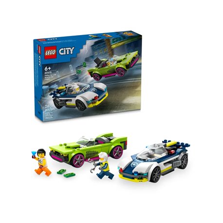 LEGO City 60415 Pościg radiowozu za muscle carem