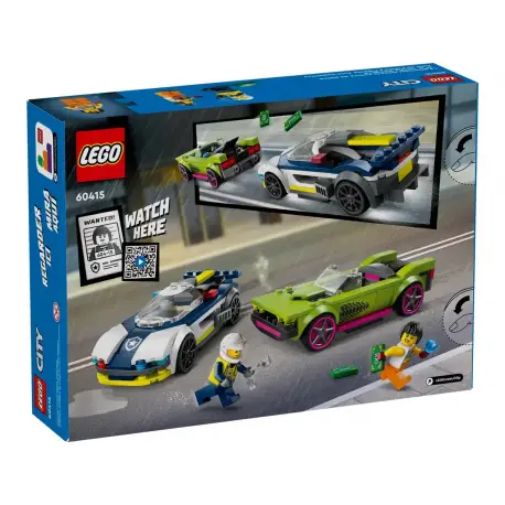 LEGO City 60415 Pościg radiowozu za muscle carem