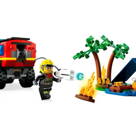 LEGO City 60412 Terenowy wóz strażacki z łodzią