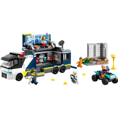 LEGO City 60418 Policyjna ciężarówka z laboratorium kryminalnym