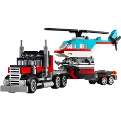 LEGO Creator 31146 Ciężarówka z platformą i helikopterem