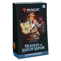 Magic The Gathering Murders at Karlov Manor Commander Decks - Blame Game (przedsprzedaż)