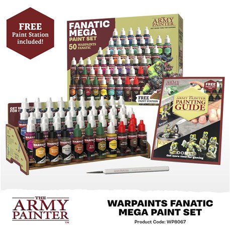 Army Painter Set - Warpaints Fanatic Mega Paint Set