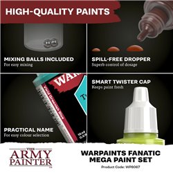 Army Painter Set - Warpaints Fanatic Mega Paint Set