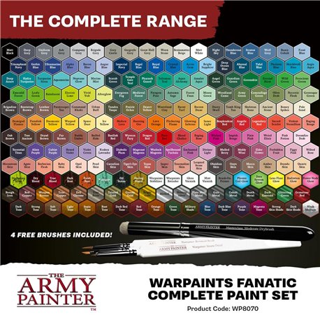 Army Painter Set - Warpaints Fanatic Complete Paint Set (przedsprzedaż)