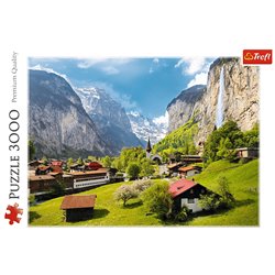 Puzzle 3000 Lauterbunnen Szwajcaria