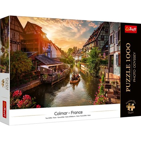 Puzzle 1000 Mała Wenecja w Colmar, Francja