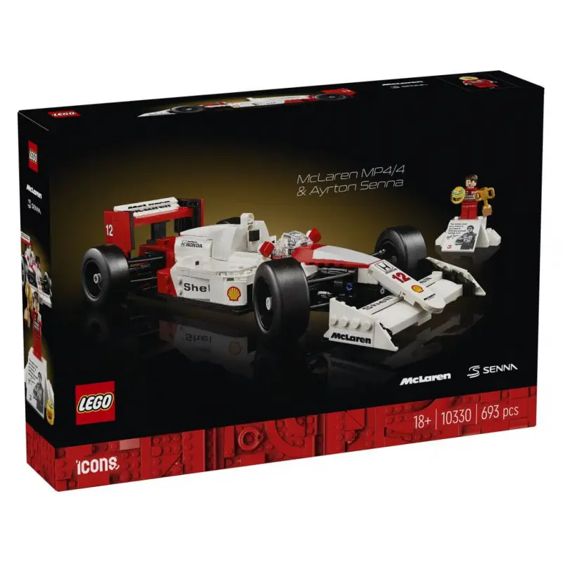 LEGO Icons 10330 McLaren MP4/4 i Ayrton Senna (przedsprzedaż)