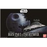 Star Wars Death Star II 1/2700000 + Star Destroyer 1/14500