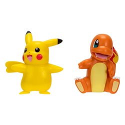 Pokemon Battle Figure First Partner Set Figure 2-Pack Charmander & Female Pikachu (przedsprzedaż)