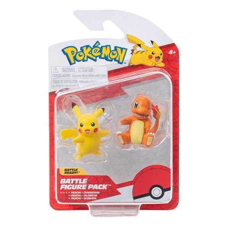 Pokemon Battle Figure First Partner Set Figure 2-Pack Charmander & Female Pikachu (przedsprzedaż)