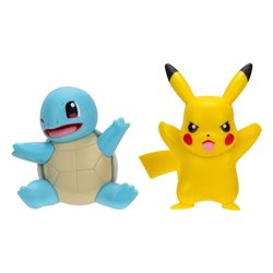 Pokemon Battle Figure First Partner Set Figure 2-Pack Squirtle & Pikachu (przedsprzedaż)