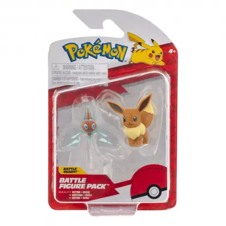 Pokemon Battle Figure Set 2-Pack Eevee & Rotom 5 cm (przedsprzedaż)