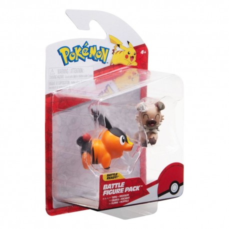 Pokemon Battle Figure Set Figure 2-Pack Tepig & Rockruff (przedsprzedaż)