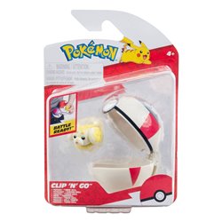 Pokemon Clip'n'Go Poké Balls Fidough & Timer Ball (przedsprzedaż)